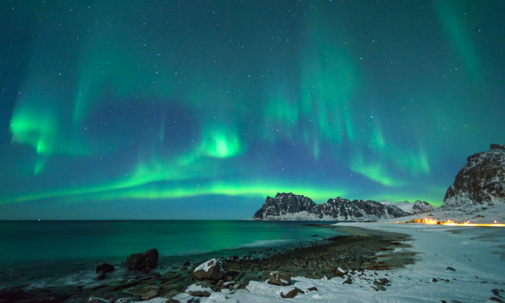 Island im Winter