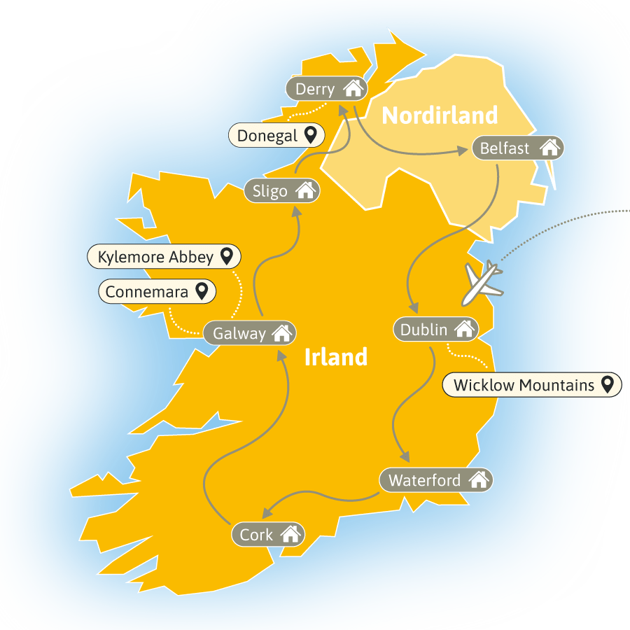 Irland und Nordirland 18 Tage Große Rundreise