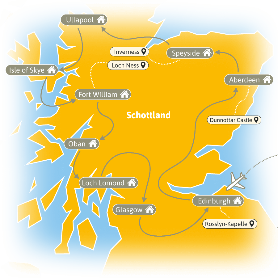 Schottland 21 Tage Große Rundreise