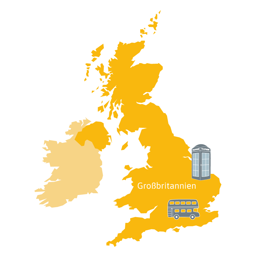 landkarte Großbritannien