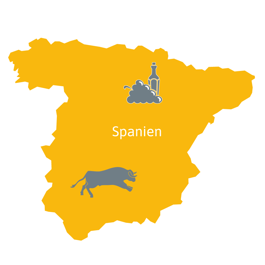 landkarte spanien