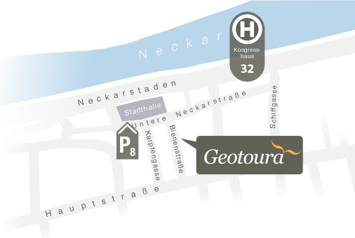 Geotoura - Bienenstraße 5 Anfahrtskizze Geotoura