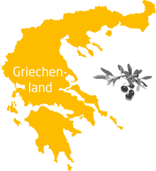 Landkarte Griechenland