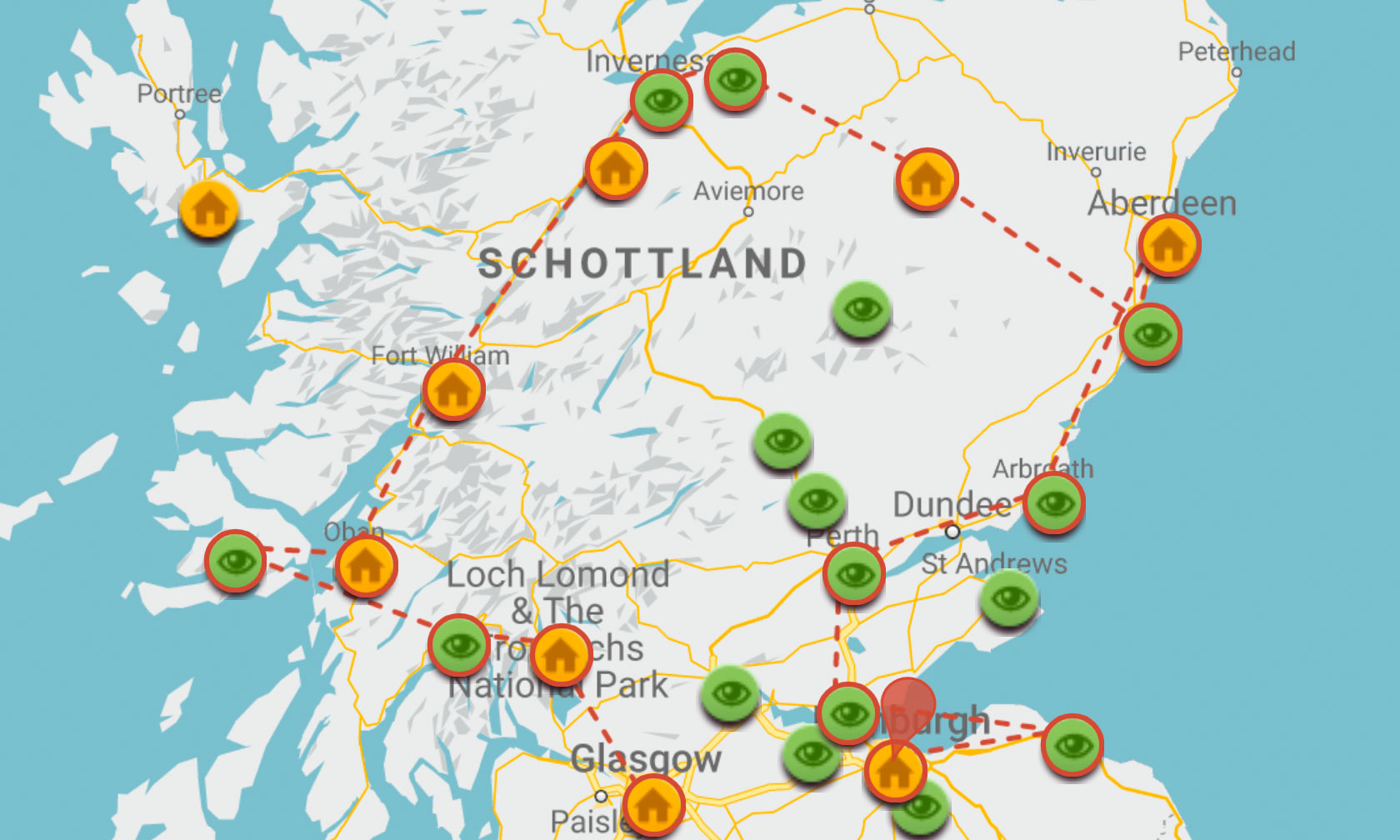 Rundreise Schottland 2025 Roxi Wendie