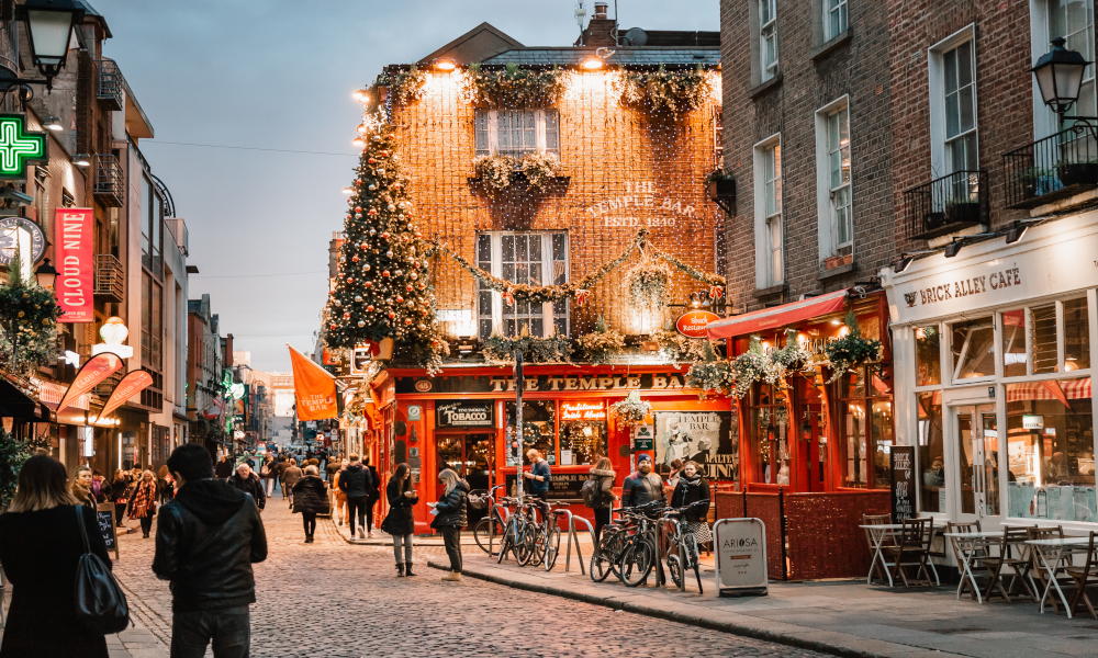 Weihnachten in Irland: Ausgehen in Dublin
